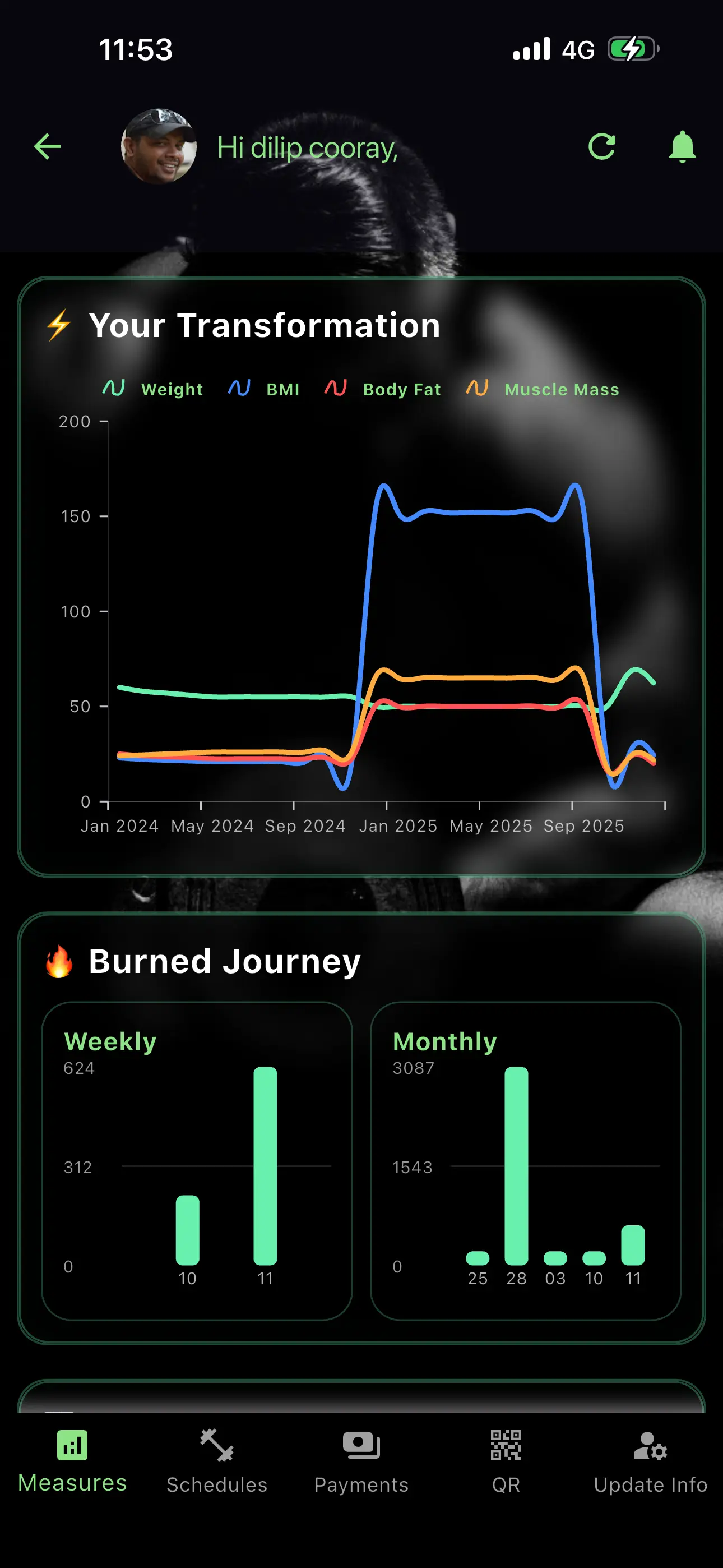 Gym Master App Screenshot