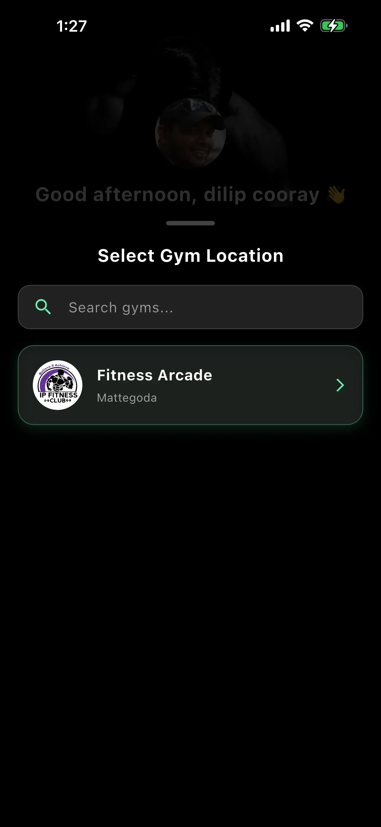 Gym Master App Screenshot
